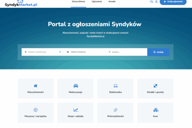 Kolejny przykład realizacji strony internetowej dla Klienta